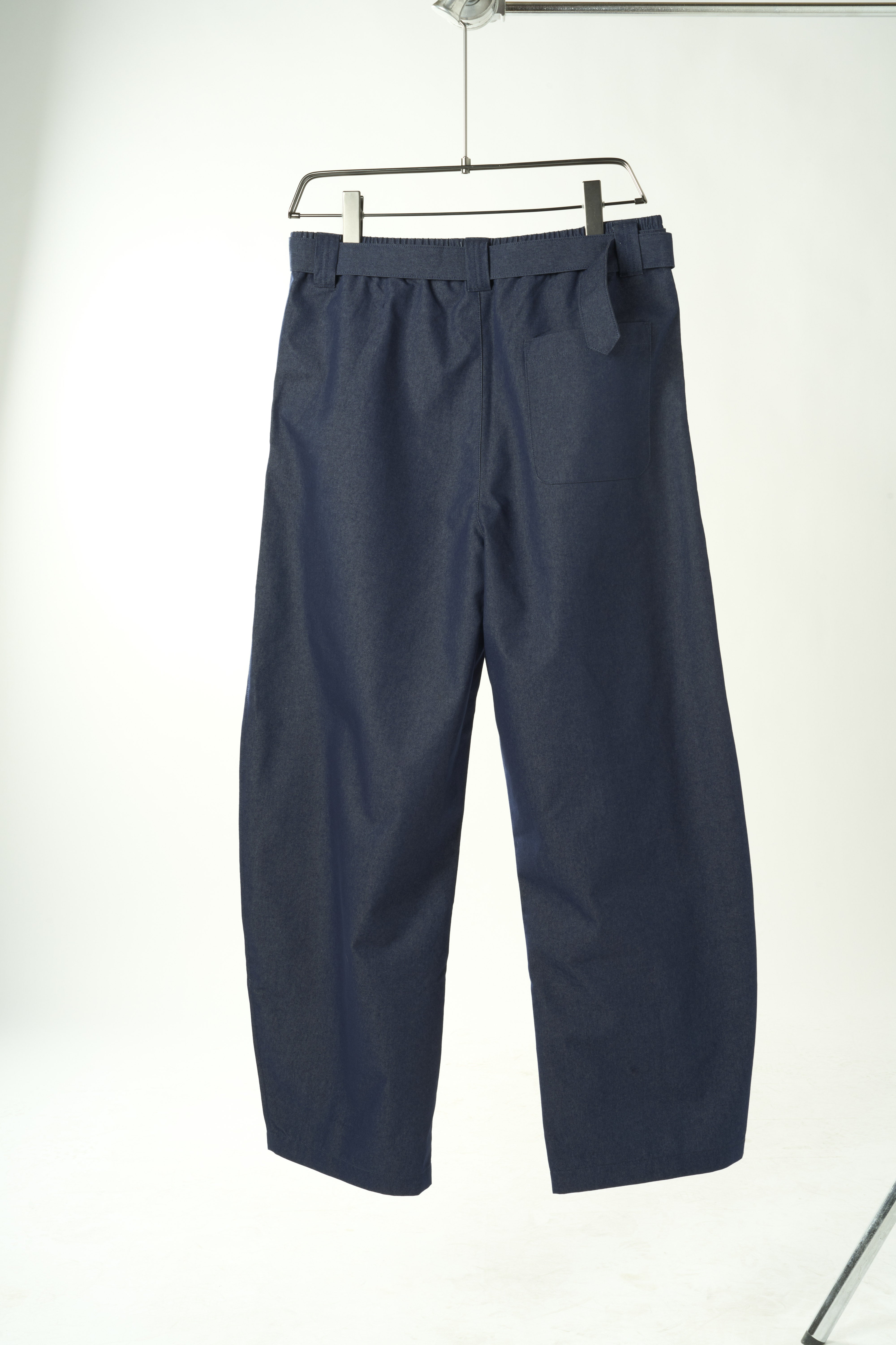 Navy Belted Trouser