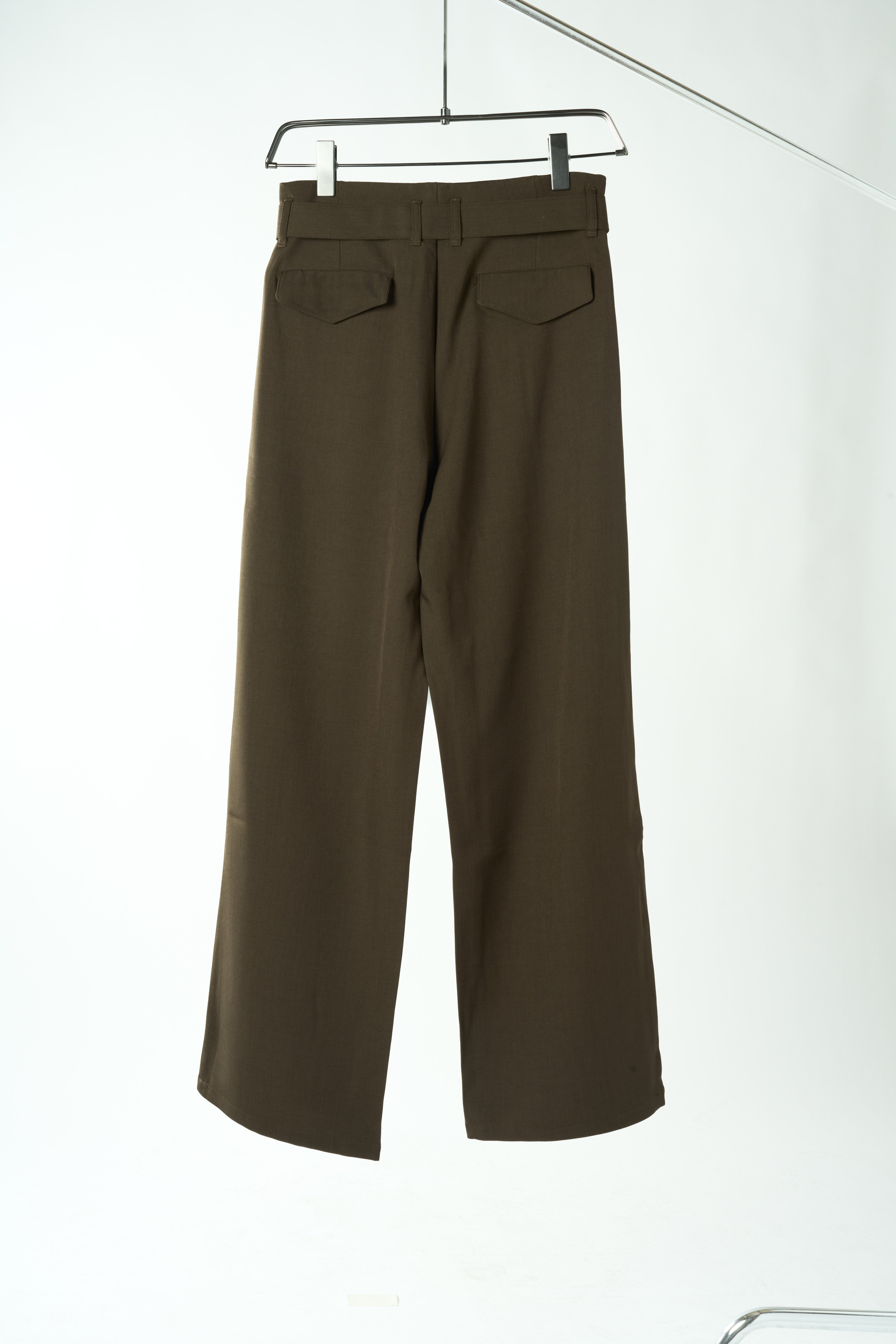 Mocha Belted Trouser