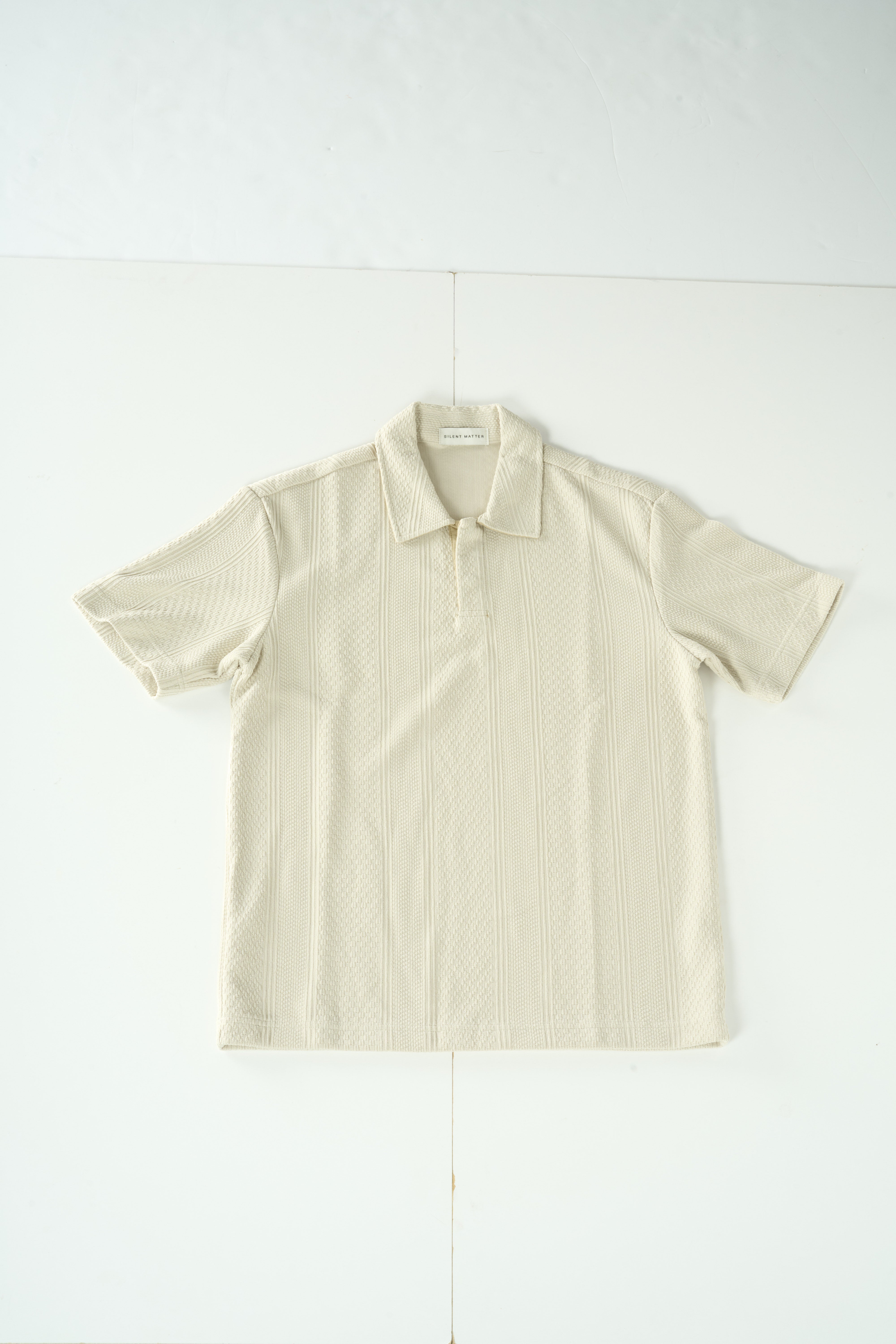 Etched Beige Polo